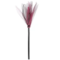 [LLC]1PC Halloween Ond Heksekostume Tilbehør Plast og Net Heksekost Red 65.00X10.00X10.00CM