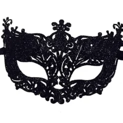Luksuriøs venetiansk maskerade maske Kvinder Piger Sexet Fox Eye Mask F Rød ONESIZE Rød Red ONESIZE