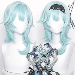 Lysegrøn Cosplay Paryk Til Spil Genshin Impact Lolita Gradient Halloween Party Paryk