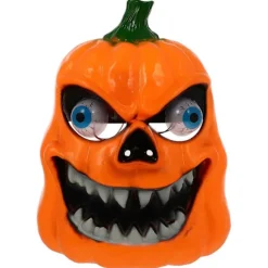 Lysende Cosplay Maske til Maskeradefester Orange Plastik til Halloweenfest 1 Sæt
