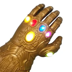 Lysende handsker Avengers Infinity War Infinity Gauntlet Led Lys Thanos Led Handsker Cosplay Prop Børnehandsker Marvel Børn Cos{f2}