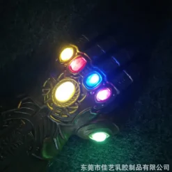 Lysende handsker Avengers Infinity War Infinity Gauntlet Led Lys Thanos Led Handsker Cosplay Prop Børnehandsker Marvel Børn Cos{f2}