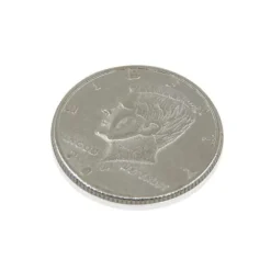 Magisk mønt i Half Dollar-stil – Sølvmetalrekvisit til fingerfærdighed, tricks og møntillusioner