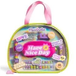 Makeup Kit - Martinelia - Supergirl - Bag with Lip Gloss and Nail Polish - Washable - For Children Flerfärgad
