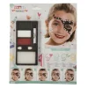 Makeup kit - Pirat - Pige - 3 akvarel palette - Blyant - Svamp