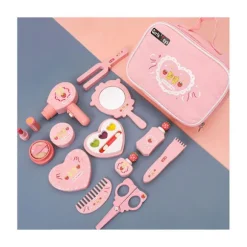 Makeup Legetøj med Taske Attraktiv Glat Overflade Sikker Drømmeagtig Ny Farverig Pige Rollespil Simulation Makeup Kosmetisk Legetøj Fødselsdagsgave Pink | Fyndiq