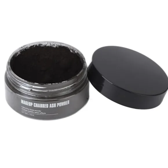 Makeup Snavs Specialeffekter Pulver Super Fint Kropsmaling Halloween Forkullet Askepulver 50g Sort