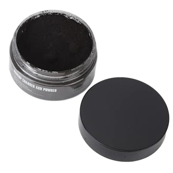 Makeup Snavs Specialeffekter Pulver Super Fint Kropsmaling Halloween Forkullet Askepulver 50g Sort
