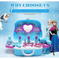 Makeup sæt legetøj til børn pige Frozen makeup kuffert