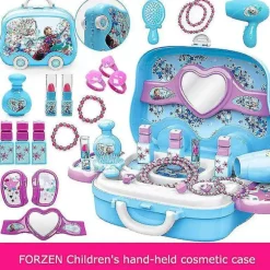 Makeupsæt Makeupsæt Legetøj Til Børn Pige Frozen Makeuptaske