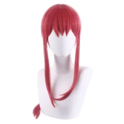 Makima Cosplay Paryk Til Anime Kostume (orange Rød), CJY