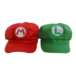 Mario Broderet Kostume Hat, Mænds Rød Beret Cap Purple
