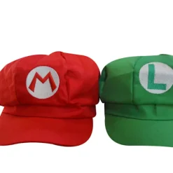 Mario Broderet Kostume Hat, Mænds Rød Beret Cap Purple