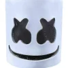 Marshmallow DJ Maske Hjelm - Musikfestival Halloween Kostumer Cosplay Fuld Hoved Maske Hjelm Til Voksne & Børn