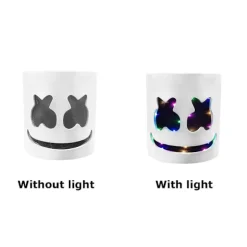 Marshmello DJ Maske til Halloween Cosplay & Kostumefester[JUN]