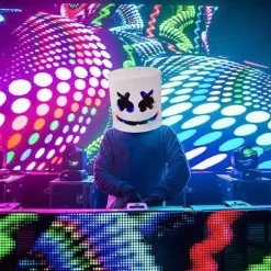 Marshmello DJ Maske til Halloween & Cosplay Fester [ZHE]