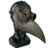 Maske Halloween kostume fugl lang næse næb Pu læder Steampunk