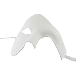 Maskerade maske til mænd, Halloween, Fantomet i Operaen White