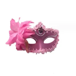 Maskeradekostumer Halloweenfest Masker Rosa Pink