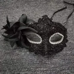 Maskerademaske til kvinder - Venetianske masker - Julemasker - Blomster