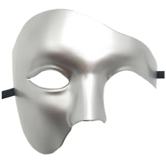 Maskeret maske vintage phantom of the opera et øjet halv ansigt kostume