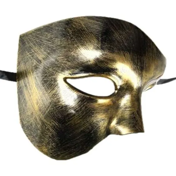 Masquerade Maske Retro Opera Phantom Et Øje Halv Ansigt Kostume