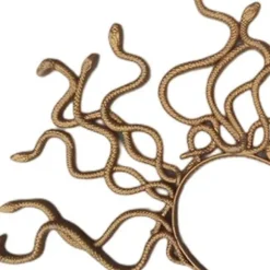 Medusa Slange Kostume Hovedbøjle halloween Medusa Hovedbøjle Medusa Cosplay Krone Black S