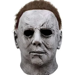 Michael Myers Halloween Maske, Skræmmende Latex Horrormasker til Voksne