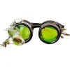 Middelalderbriller Steampunk Briller med Nitter Halloween Dekorative Briller Steampunk Briller til Cosplay-entusiaster