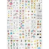 Midlertidige falske tatoveringer 30-pak Squishy figurer