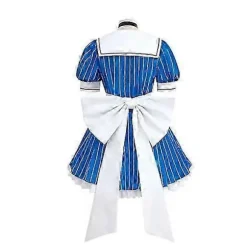 Miku Cosplay Kostumer Anime Mesmerizer Uniform Kvinder Stribet Maid Kjole SZBS S