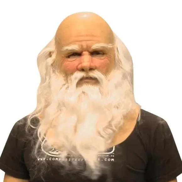 Min Juleferie Halloween sjov maske til seniorer Superblød julemandsgaven til voksne