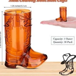 Mini Cowboy Boot Briller Western Cowboy Briller HVID White