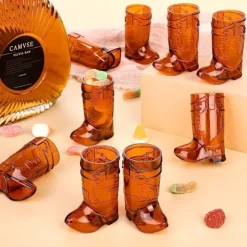 Mini Cowboy Boot Briller Western Cowboy Briller HVID White