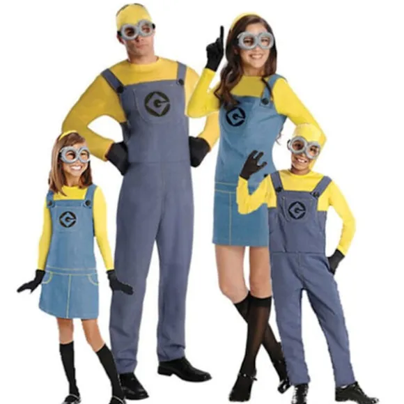 Minions Kostume Cosplay Despicable Me Drenge Piger Tøj Herre MensZZ Mens S