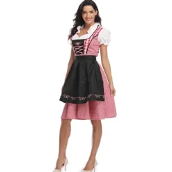 München Oktoberfest Pige Kjole Sort Størrelse 5XL