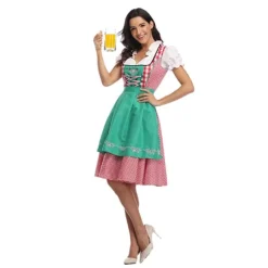 München Oktoberfest Pige Kjole Lysegrøn Størrelse 5XL