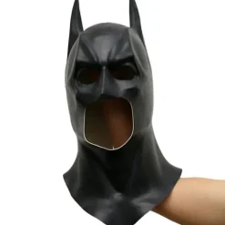 Mænd Batman Maske Halloween Fest Cosplay Kostume Prop Hovedbeklædning