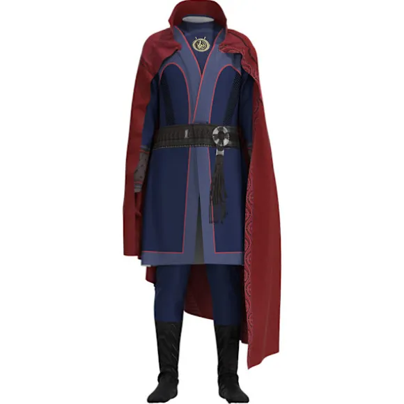 Mænd Deluxe Dr Strange Cosplay Kostumer Fest Halloween Voksen W 130cm