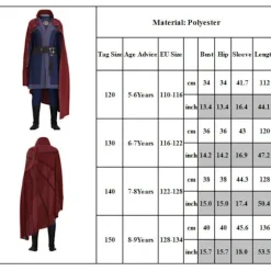 Mænd Deluxe Dr Strange Cosplay Kostumer Fest Halloween Voksen W 130cm