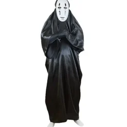 Mænd Ghibli Spirited Away Ansigtsløs Mand Fancy Up Kostume L