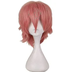 Mode Kort Glat Cosplay Kostume Paryk Til Mænd rouge powder