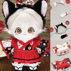 Modetøj Kostumer Pige Broderi Tøj HVID&RØD White&Red Hovedbøjle Haler-Hovedbøjle Haler_YF White&Red Headband Tails-Headband Tails