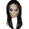 Molezu Momo Maske Skræmmende Maske, Uhæggelig Maske Monster Maske, Horror Kostumer Fest Gummi Latex Maske til Halloween Voksen