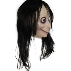Molezu Momo Maske Skræmmende Maske, Uhæggelig Maske Monster Maske, Horror Kostumer Fest Gummi Latex Maske til Halloween Voksen