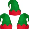 Moon Boat 3-pak Jule-nisse Filt Hat - Jingle Bells Julefest Kostume Gaver Tilbehør