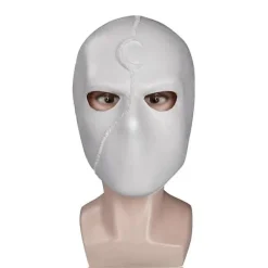Moon Knight Cosplay Maske Kostume Latex Hjelm Halloween Fest Karneval Tilbehør