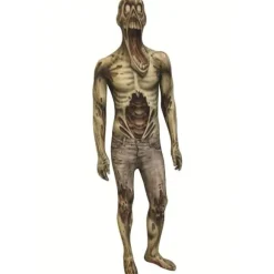 Morphsuit Monster Zombie Maskeraddräkt Halloween Multicolor M