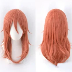 Motorsavsmand Cosplay Angel Devil Lang paryk Jul Orange Colo Chainsaw Man One Size