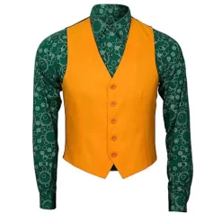 Movie Joker Cosplay Kostume Til Mænd Og Børn Arthur Fleck Fuld Sæt Halloween Fancy Dress Karneval Kostume -a Without wig L
